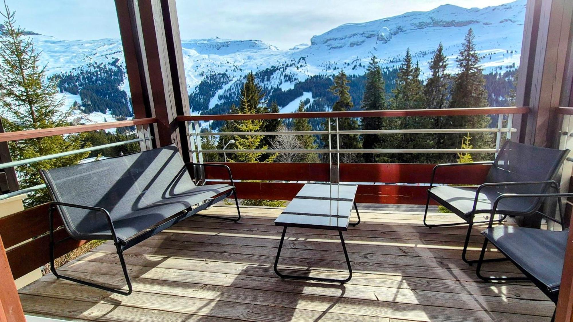 Appartement Premium En Pleine Nature A Flaine, 8 A 10 Personnes - Piscine Exterieure Chauffee, Jacuzzi, Sauna, Hammam Et Salle De Sport 외부 사진